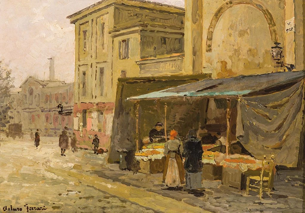 Fianco di San Nazaro Milano 1918